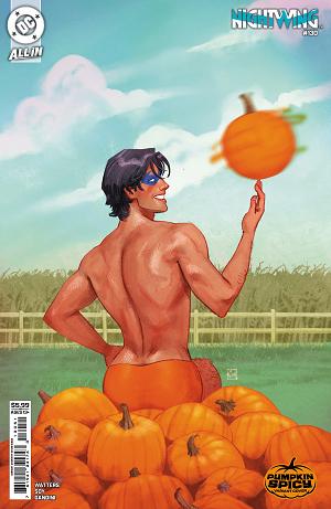 Nightwing #130 CVR D CVR D KEVIN WADA PUMPKIN SPICY CARD STOCK cover