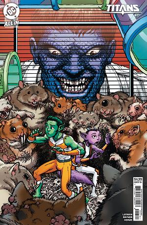 Titans #27 CVR B CVR B CHRIS BURNHAM CARD STOCK cover