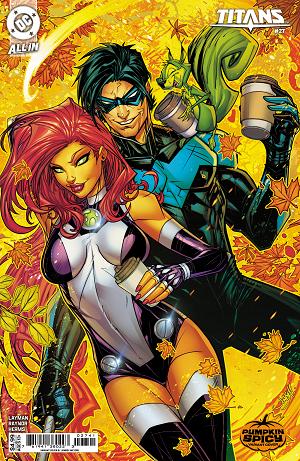 Titans #27 CVR D CVR D JONBOY MEYERS PUMPKIN SPICY CARD STOCK cover