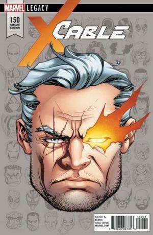 Cable #150 Marvel Legacy Headshot Variant cover