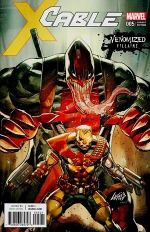 Cable #5 Venomized Deadpool Cover cover