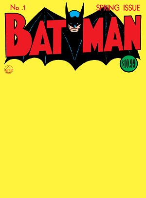 Batman (1940) #1 CVR C FACSIMILE EDITION CVR C BLANK cover
