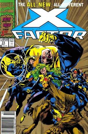 X-Factor #71 2nd Printing cover