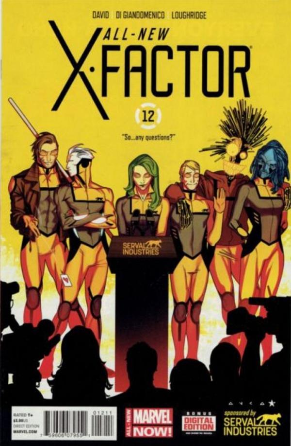 All New X-Factor #12  cover
