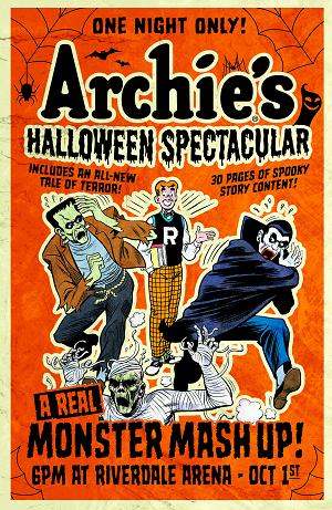 Archies Halloween Spectacular #1 CVR B (ONE SHOT) CVR B BOB WHITE RETRO ART cover