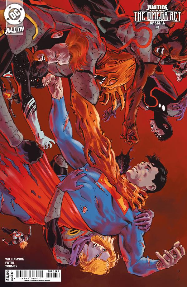 Justice League The Omega Act Special #1 CVR C (ONE SHOT) CVR C FERNANDO BLANCO CARD STOCK cover