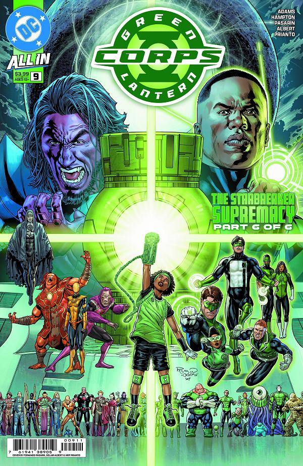 Green Lantern Corps #9 CVR A FERNANDO PASARIN & OCLAIR ALBERT (STARBREAKER SUPREMACY) cover