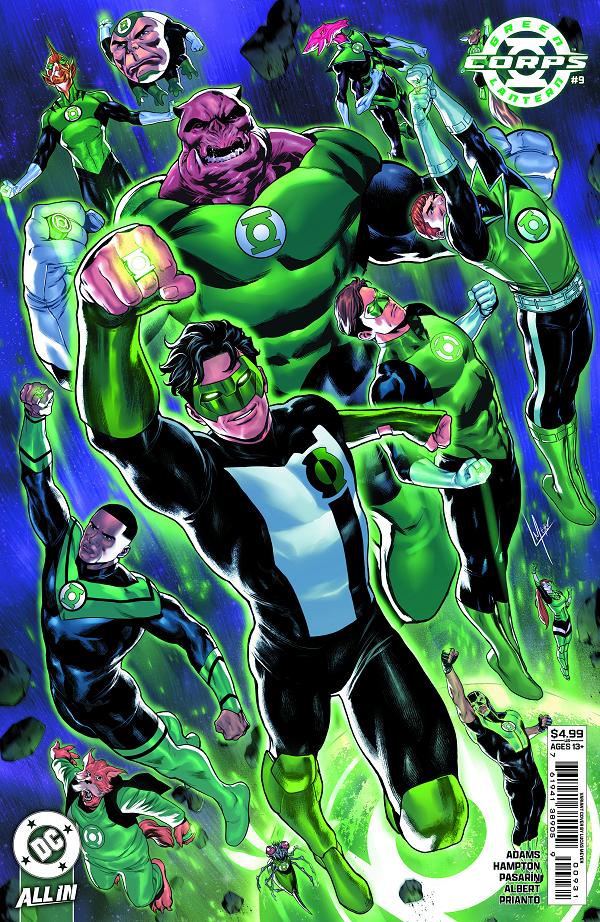 Green Lantern Corps #9 CVR C CVR C LUCAS MEYER CARD STOCK cover