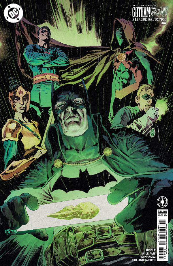 Batman Gotham By Gaslight A League For Justice #4 CVR C (OF 6) CVR C MIKE PERKINS CARD STOCK cover