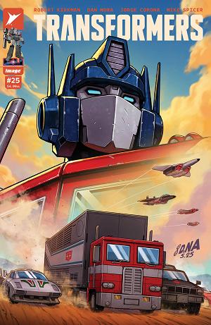 Transformers #25 CVR A DAVID NAKAYAMA cover