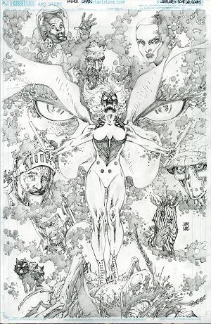 Geiger #19 CVR D CVR D INC 1:50 JIM LEE B&W cover