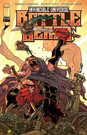 Invincible Universe Battle Beast #6 CVR F CVR F INC 1:100 ANDREI BRESSAN & ADRIANO LUCAS cover