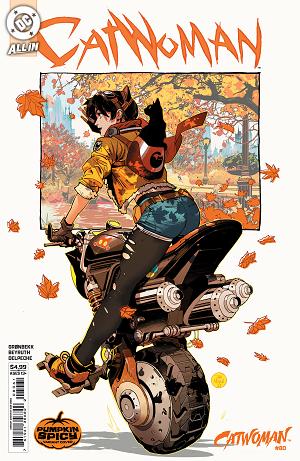 Catwoman #80 CVR E CVR E DAN MORA PUMPKIN SPICY CARD STOCK cover