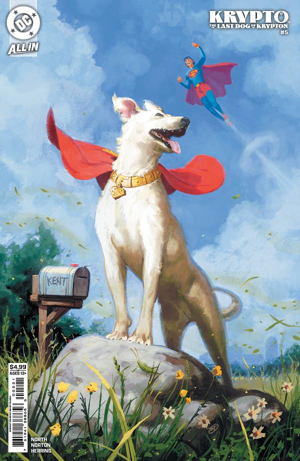 Krypto The Last Dog Of Krypton #5 CVR B (OF 5) CVR B DAVID TALASKI CARD STOCK cover