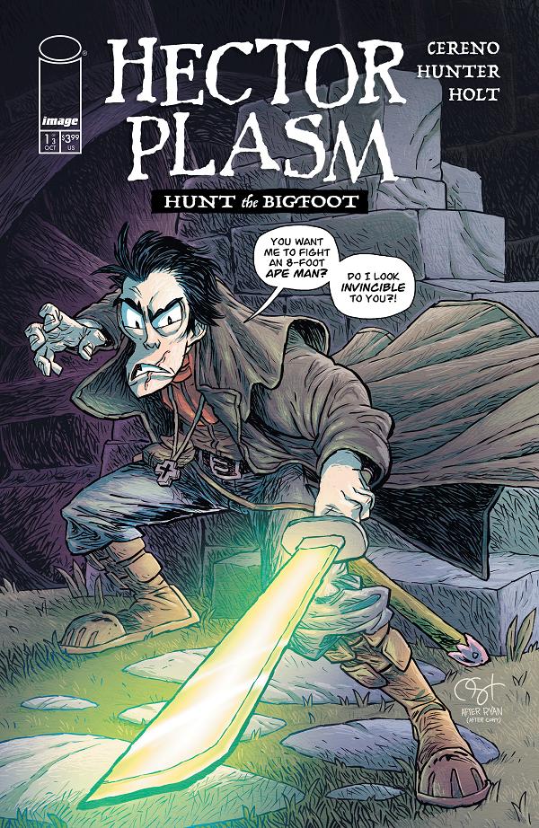Hector Plasm Hunt The Bigfoot #1 CVR B (OF 3) CVR B DEREK HUNTER cover