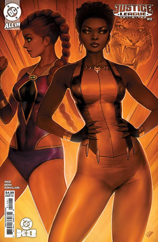 Justice League Unlimited #12 variant cover by Nathan Szerdy