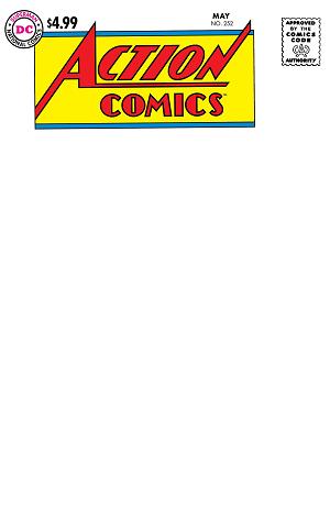 Action Comics #252 CVR C FACSIMILE EDITION CVR C BLANK cover