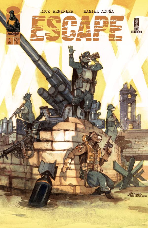 Escape #3 CVR B CVR B INC 1:20 GREG TOCCHINI cover