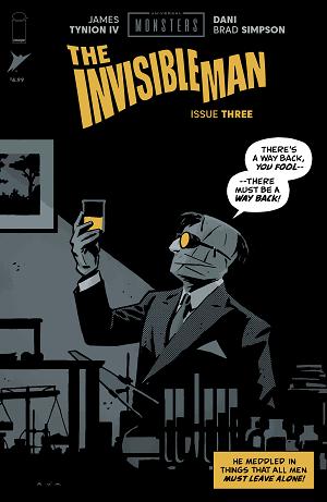 Universal Monsters The Invisible Man #3 CVR C (OF 4) CVR C INC 1:10 DAVID AJA PULP cover