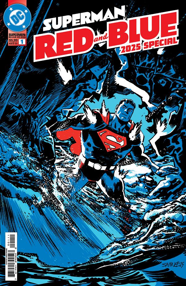 Superman Red & Blue 2025 Special #1 CVR A CHRIS SAMNEE cover