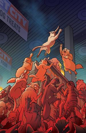 Feral #17 CVR C CVR C INC 1:10 TONY FLEECS VIRGIN cover
