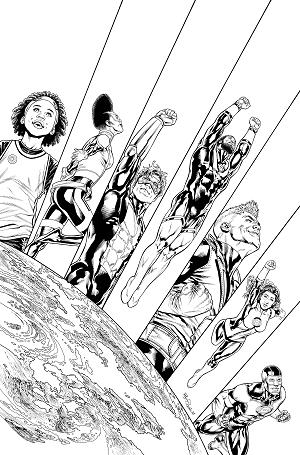 Green Lantern Corps #10 CVR B CVR B RIAN GONZALES CARD STOCK cover