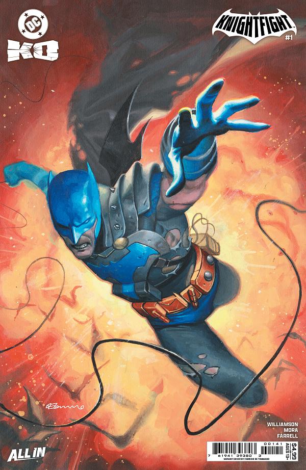 Dc K.o. Knightfight #1 CVR D (OF 4) CVR D FABRIZIO DE TOMMASO CARD STOCK cover