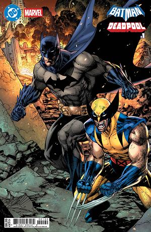 Dc Marvel Batman Deadpool #1 CVR K (ONE SHOT) CVR K JIM LEE BATMAN WOLVERINE CARD STOCK cover