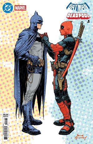 Dc Marvel Batman Deadpool #1 CVR N (ONE SHOT) CVR N FRANK QUITELY BATMAN DEADPOOL CARD STOCK cover
