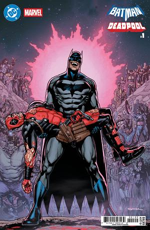 Dc Marvel Batman Deadpool #1 CVR R (ONE SHOT) CVR R RYAN SOOK CRISIS ON INFINITE EARTHS 7 HOMAGE CARD STOCK cover