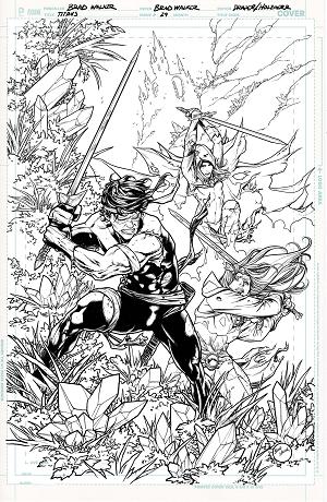 Titans #29 CVR B CVR B BRAD WALKER CARD STOCK cover