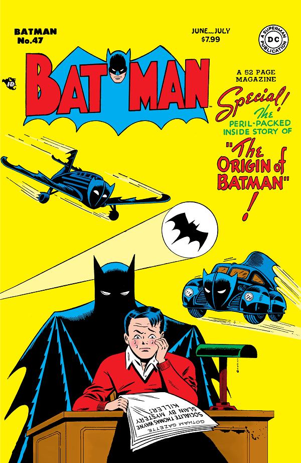 Batman #47 CVR B FACSIMILE EDITION CVR B BOB KANE FOIL cover