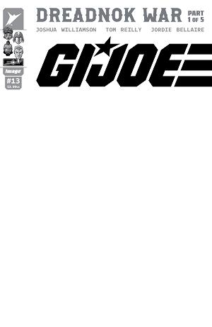 Gi Joe #13 CVR G CVR G BLANK SKETCH cover