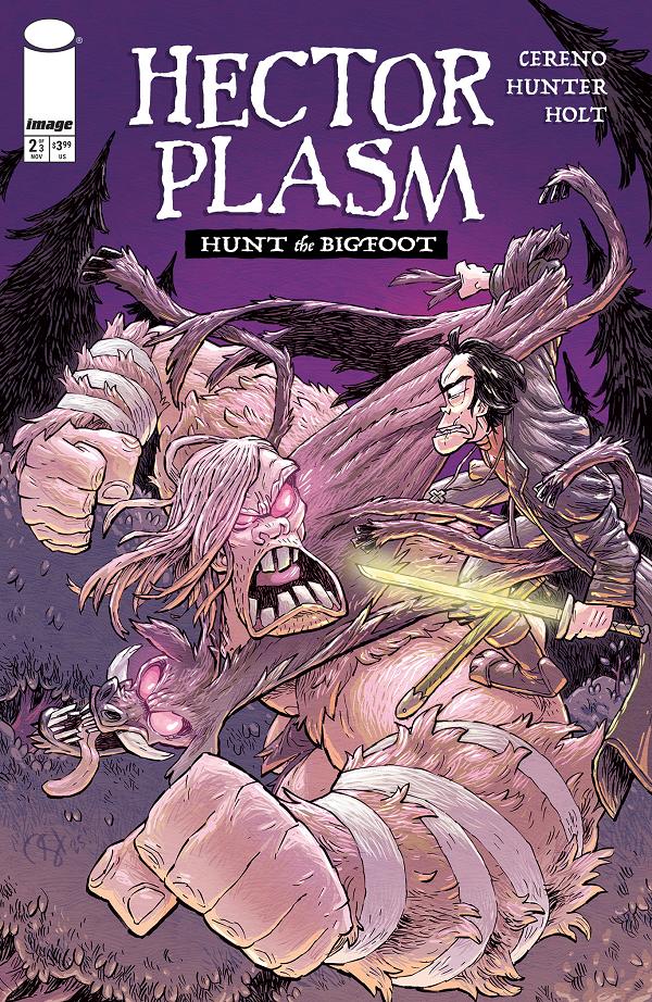 Hector Plasm Hunt The Bigfoot #2 CVR A DEREK HUNTER & SPENCER HOLT (MR) cover