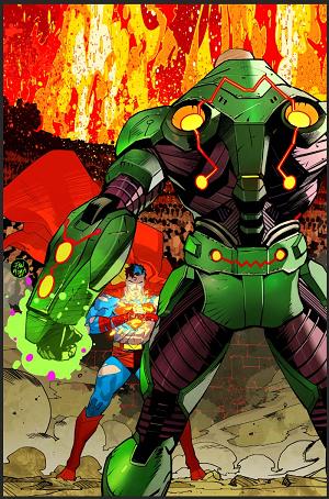 Superman #32 CVR A DAN MORA (DC K.O.) cover