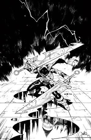 Lost Fantasy #5 CVR D CVR D INC 1:15 MAXI DALLO B&W cover