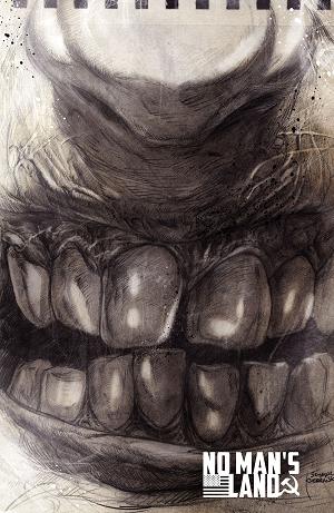 No Mans Land #3 CVR B (OF 4) CVR B SZYMON KUDRANSKI SEPIA cover
