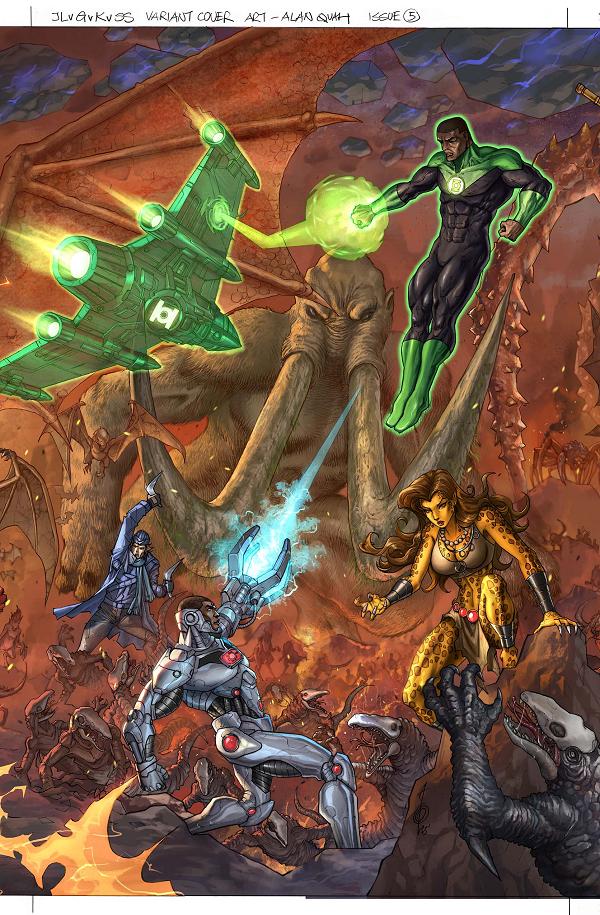 Justice League Vs Godzilla Vs Kong 2 #5 CVR B (OF 7) CVR B ALAN QUAH CARD STOCK cover