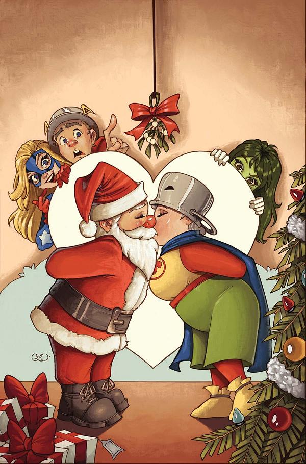 Dcs I Saw Ma Hunkel Kissing Santa Claus #1 CVR A CHRISSIE ZULLO cover