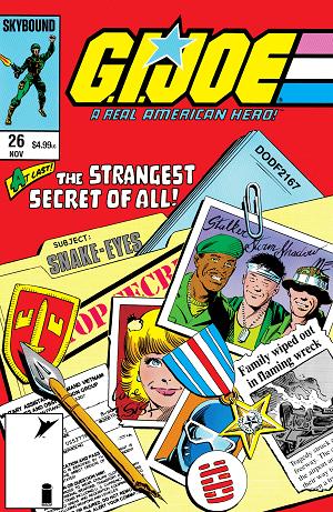 G.I. Joe: A Real American Hero #26 CVR C HAMA FILES EDITION CVR C MIKE ZECK & BOB WIACEK FOIL cover