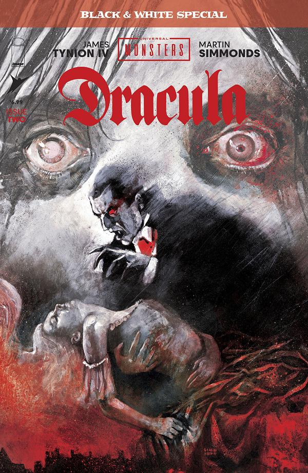 Universal Monsters Dracula Black & White Special #2 CVR A MARTIN SIMMONDS cover