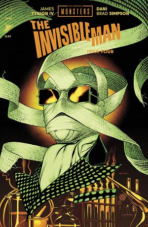 Universal Monsters The Invisible Man #4 CVR B (OF 4) CVR B RYAN SOOK cover