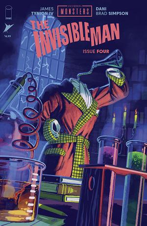 Universal Monsters The Invisible Man #4 CVR F (OF 4) CVR F INC 1:75 DAVID TALASKI cover