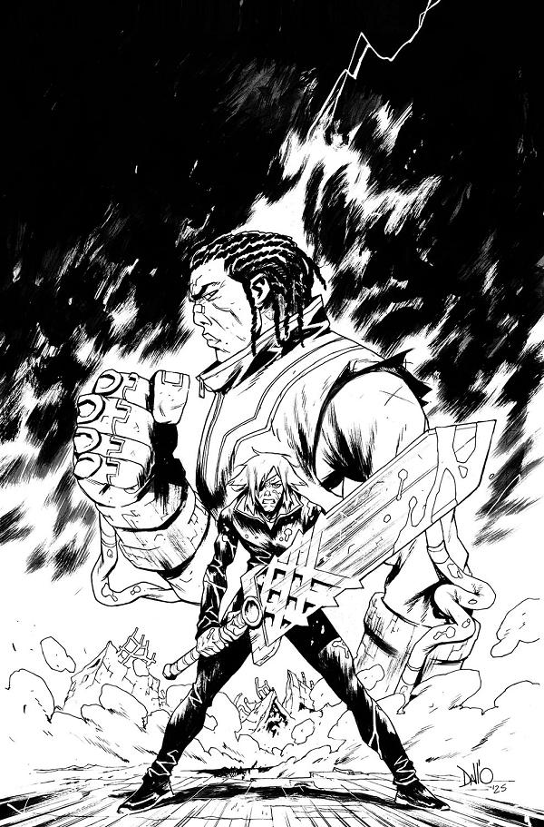 Lost Fantasy #6 CVR C CVR C INC 1:15 MAXI DALLO B&W cover