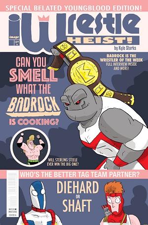 Wrestle Heist #1 CVR D (OF 5) CVR D KYLE STARKS YOUNGBLOOD TEAM UP cover