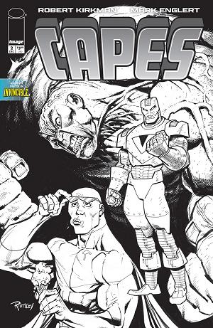 Capes #2 CVR E CVR E INC 1:50 RYAN OTTLEY B&W cover