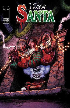 I Saw Santa A Spawn Universe Christmas Story #2 CVR B (OF 2) CVR B JONATHAN WAYSHAK cover