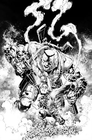 Hyde Street #10 CVR F CVR F IVAN REIS YOUNGBLOOD TEAM UP B&W VIRGIN cover