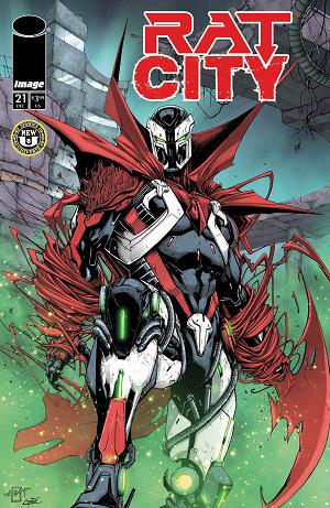 Spawn Rat City #21 CVR B CVR B JONATHAN URIBE cover