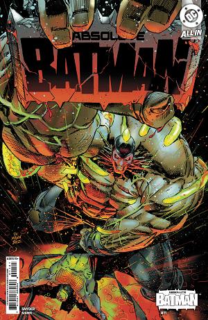 Absolute Batman #11 CVR D CVR D INC 1:25 CLAY MANN & SETH MANN CARD STOCK cover